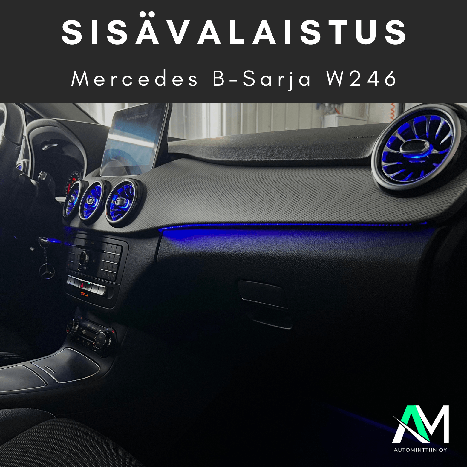 Mercedes B-Sarja W246 Sisätilanvalaistus