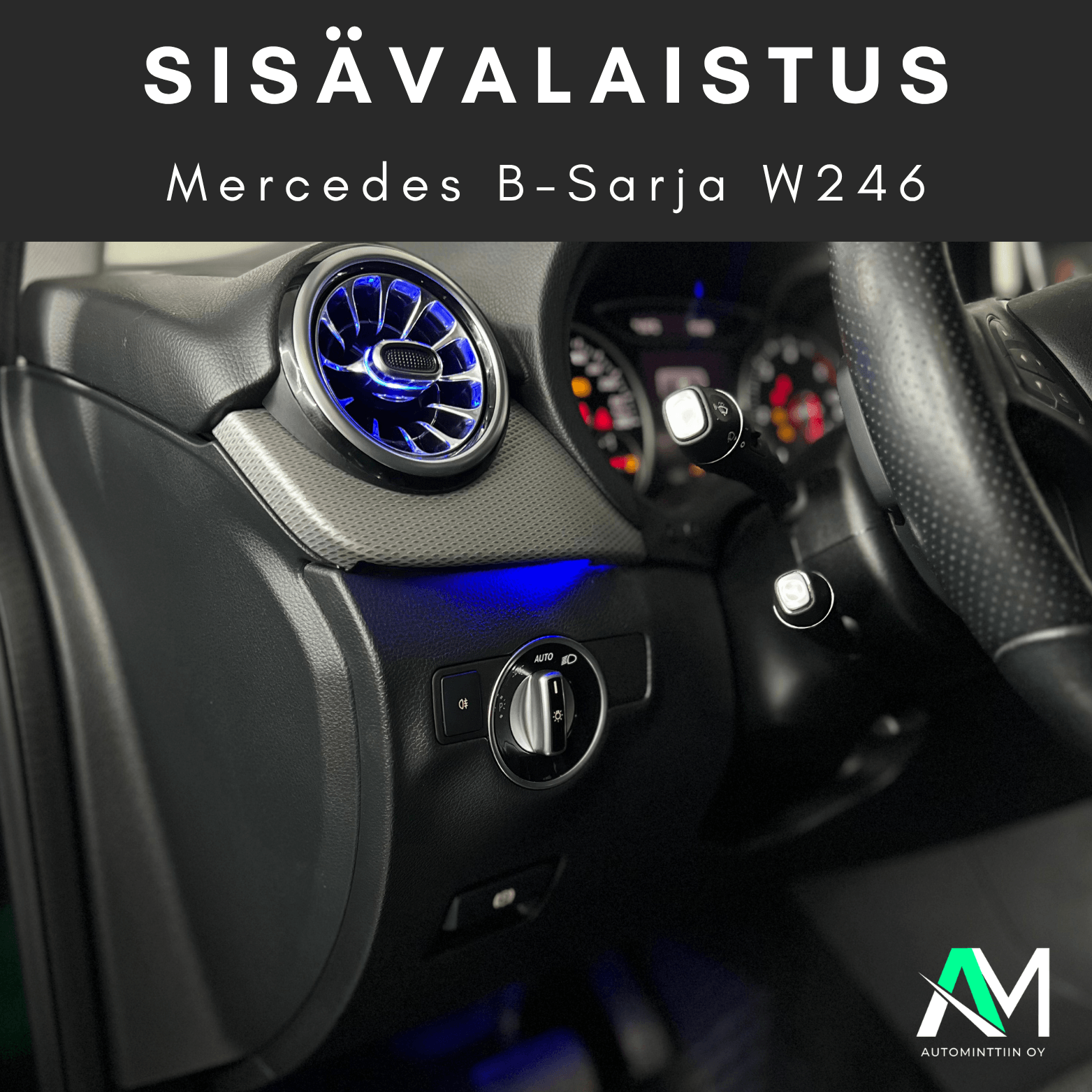 Mercedes B-Sarja W246 Ambient Lights