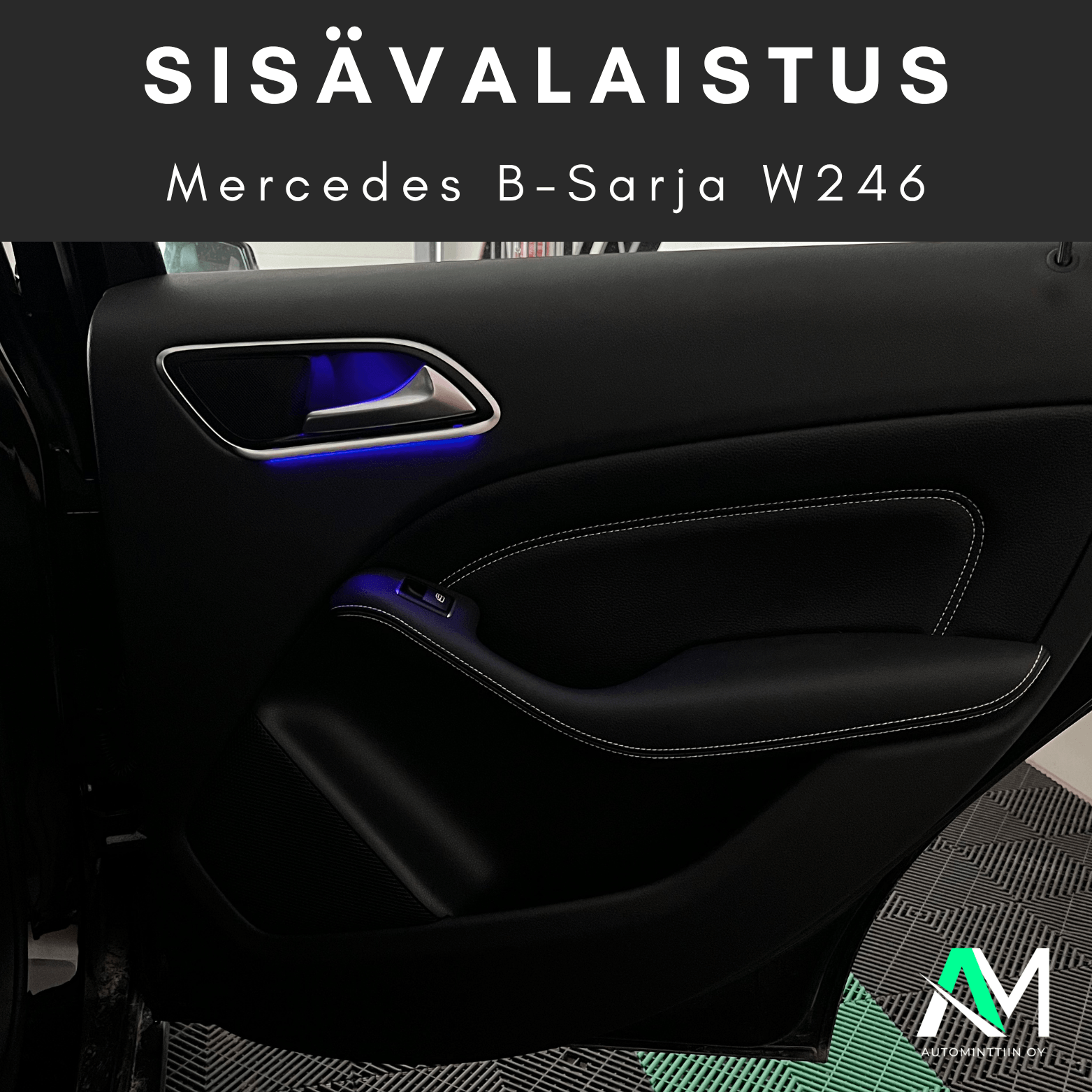 Mercedes B-Sarja W246 Tunnelmavalaistus