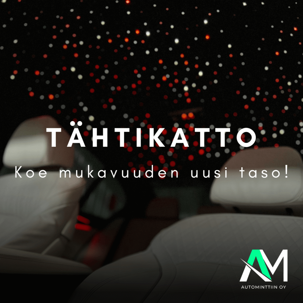 Auton tähtikatto/tähtitaivas